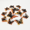 thumbnail image 7 of 2026 Halloween Indoor Decorations 12PC Halloween Butterflys Decor For Home Decor DIY Wall Decal Bathroom Indoor Hallowmas Party Supplies 3 Different Sizes Realistic PVC Scary Black Sticker, 7 of 7