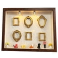 thumbnail image 1 of DIY Silhouette Shadow Box Frame Kit, Mini Gold Memory Collage Picture Frame for Crafts, Mothers Day, Anniversary, Wedding Gift, 8.5x10.5 Inches, 1 of 8
