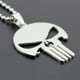 thumbnail image 5 of Collar colgante de cadena larga de material acero inoxidable con cabeza de punk rock para hombre, 5 of 7