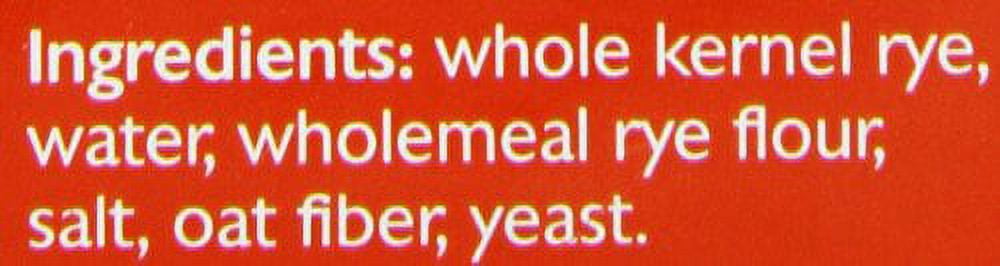 Mestemacher Bread Whole Rye, 17.6-Ounce (Pack of 6)