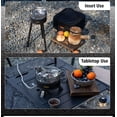 thumbnail image 5 of Cafelite 8500W Camping Gas Stove, 3-Core High Power Propane Butane Portable Stove, Split Backpacking Stove for Outdoor Camping Cooking, High Altitude Compatible with Windshield & Carry Bag, 5 of 9