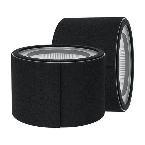 Nispira HS-1946 True HEPA Activated Carbon Pre-Filter Replacement For Crane Air Purifier EE-5068, Jetery JT-8115M Air Purifier | Removes Smoke, Dust, VOCs | 2 Pack