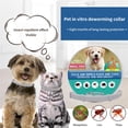 thumbnail image 2 of Collar antipulgas y garrapatas para mascotas, Collar de prevención de pulgas y garrapatas de larga duración para perros y gatos, 38/70cm,38cm cat bag, Fivean Collar antimosquitos para mascotas, 2 of 2