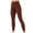 Coffee-05, variant on Yoga Pants for Womens Elastic High Waist Workout Tights Solid Ribbed Seamless Running Leggings
