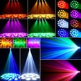 thumbnail image 4 of 4-Pack COB LED Moving Head Lights,8 GOBO 8 Colours Rotating 6+12 Prism DJ Lights DMX Sound Activated Spotlight for Christmas DJ Concert Party Weddings, 4 of 12
