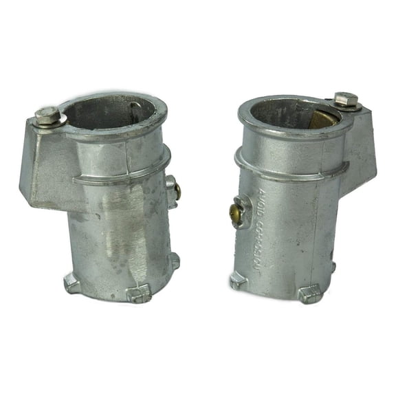 Inground Swimming Pool Ladder Aluminum Socket - 2 Pack