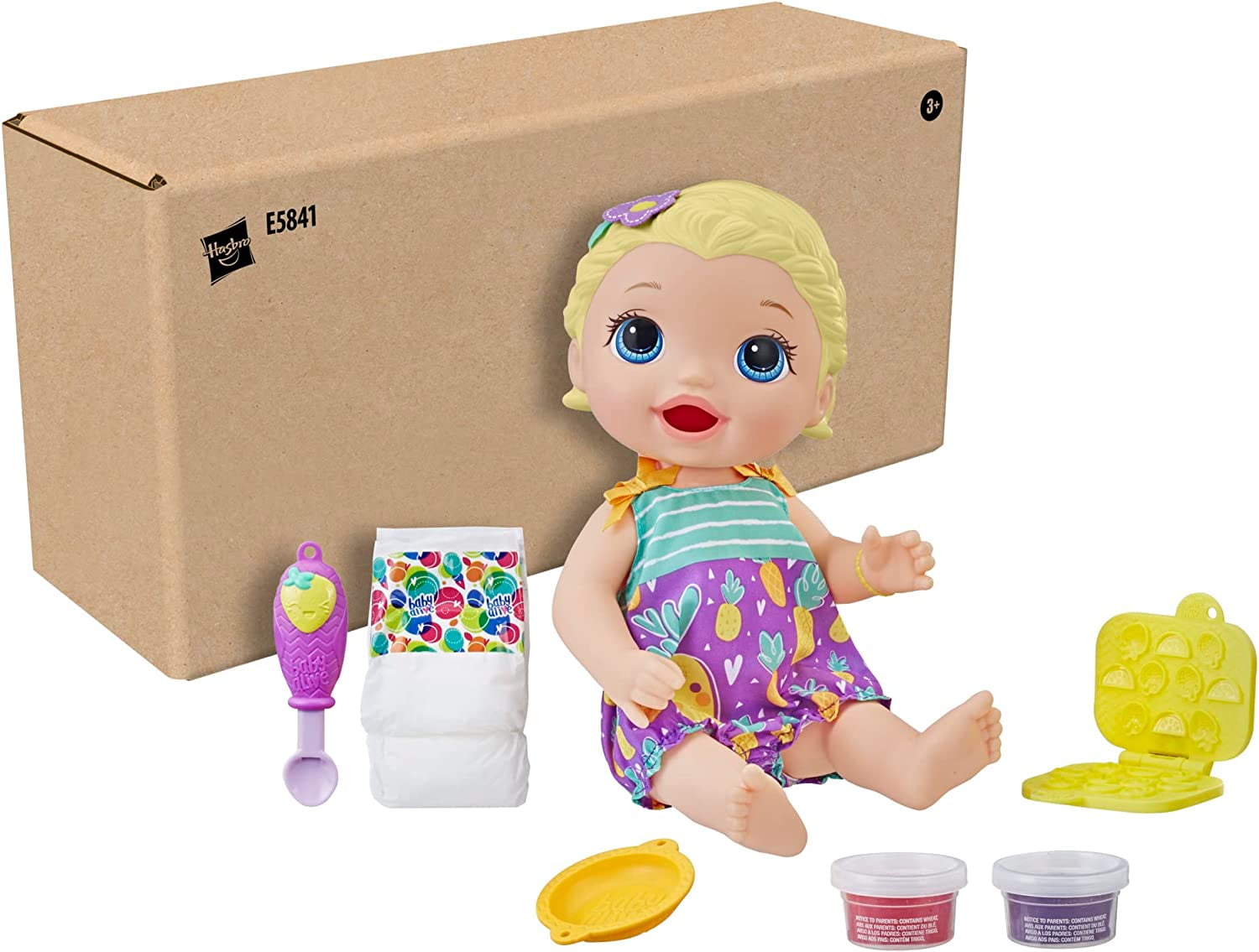 Baby Alive Super Snacks Snackin Lily Baby Blonde Doll
