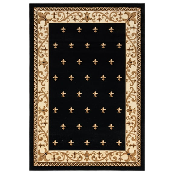 United Weavers Bristol Area Rug 2050 11670 Wington Black Repeated Bricks 7' 10" x 10' 6" Rectangle