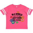 thumbnail image 3 of Inktastic In a World You Can Be Anything Be Kind Autism Awareness Boys or Girls Toddler T-Shirt, 3 of 5