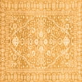 thumbnail image 1 of Ahgly Company Indoor Square Oriental Orange Traditional Area Rugs, 4' Square, 1 of 4