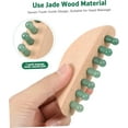 thumbnail image 6 of Scalp Comb Massage Tool Jade Hair Comb For Head Care Relaxation Portable Massage Comb For Scalp Face Neck Shoulders Gentle, 6 of 9