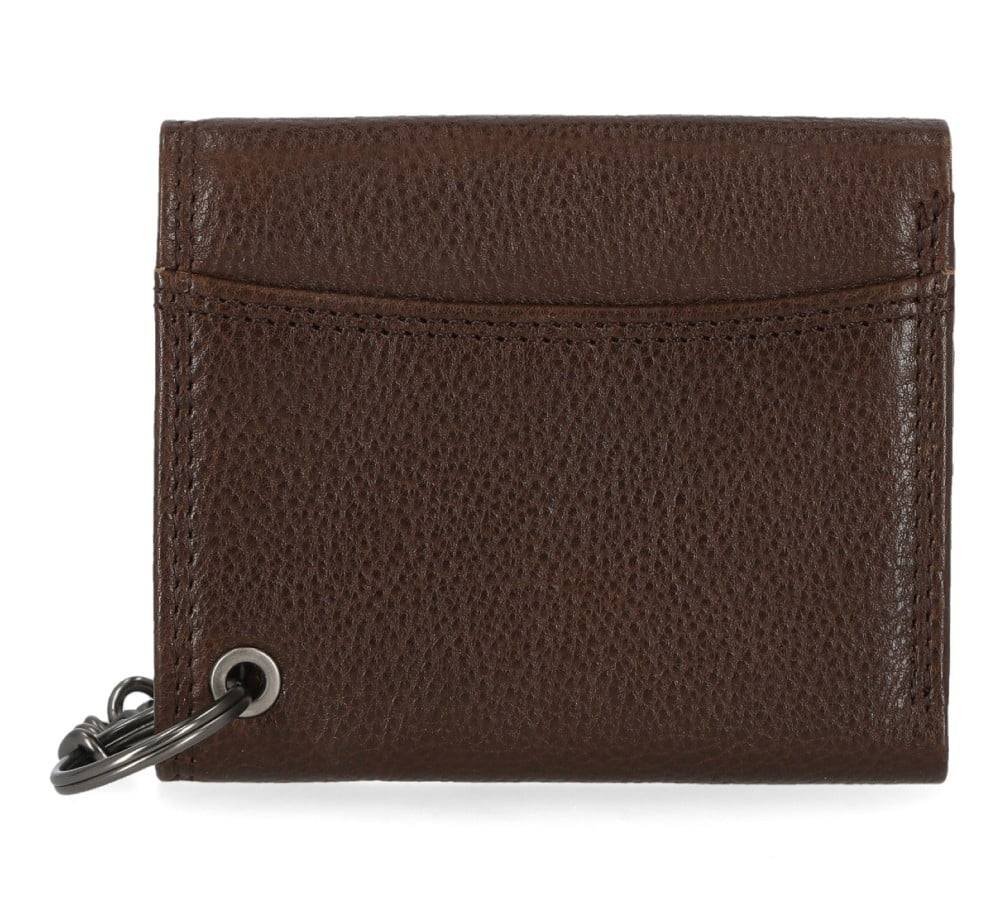 Harley-Davidson Men's Classic Genuine Leather Iconic B&S Eagle Wallet - Brown, Harley Davidson