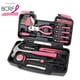 thumbnail image 4 of Juego de herramientas Apollo Tools Original de 39 piezas en caja de herramientas rosa, 4 of 9