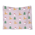 thumbnail image 2 of Fiudx Ofertas relámpago del día, solo en línea Manta con estampado navideño de franela de 130 x 150 cm, manta para la siesta en la oficina, manta acondicionadora, manta para sofá, 2 of 2