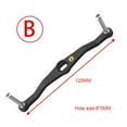 thumbnail image 5 of jinwen Ultralight Baitcasting Reel Handle Left Right Handle Fishing Accessories Black B, 5 of 5