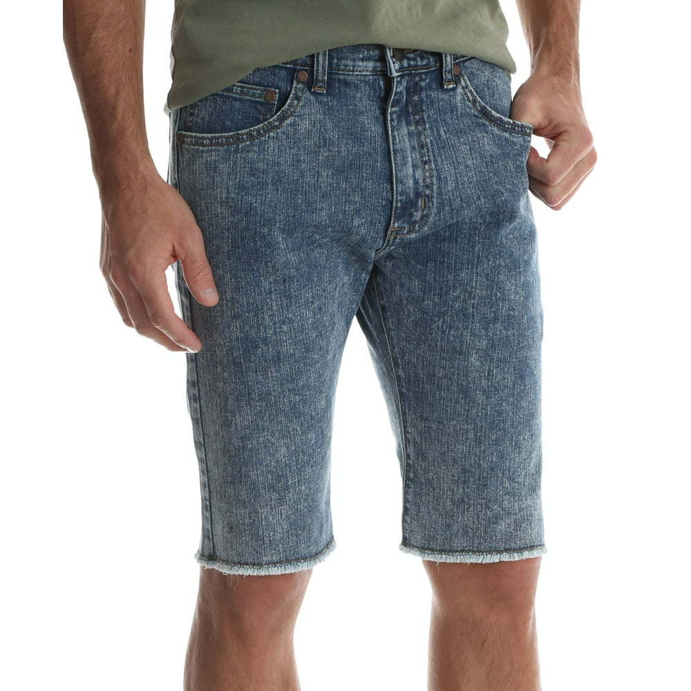 Wrangler Shorts - Acid Mens Frayed Slim Fit Denim Shorts 32 - Walmart ...