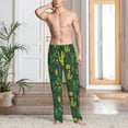 thumbnail image 6 of Disketp Cactus 1 Men's Pajama Pants - Ultra Soft Fleece Sleep and Lounge Pants (Size: S-XXL), 6 of 6