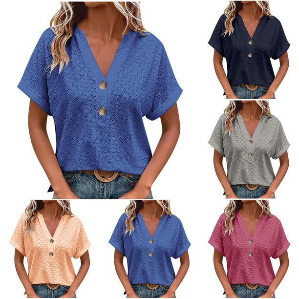 Otoño Sudadera con capucha,Camiseta de cuello en V para mujer, informal, de manga corta, de poliéster suave, ideal para el hogar y el uso diario, sopatenor