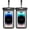 Black & Black, variant on GJUMP Waterproof Phone Pouch 2 Pack, IPX8 Cellphone Dry Bag Beach Essentials for Cruise Travel