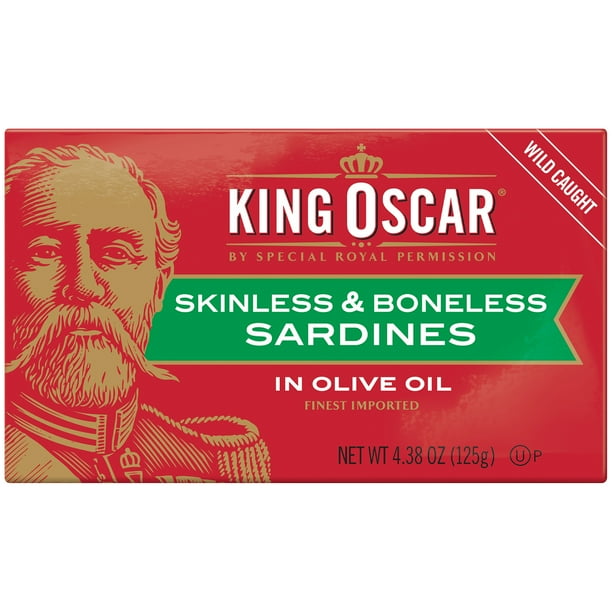 King Oscar Skinless Boneless Sardines in Olive Oil, 4.38 oz Walmart