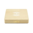thumbnail image 1 of 10W Wireless Desktop Wooden Charging Board Phone Charger Adapter Electric Clock-Yellow, 1 of 5