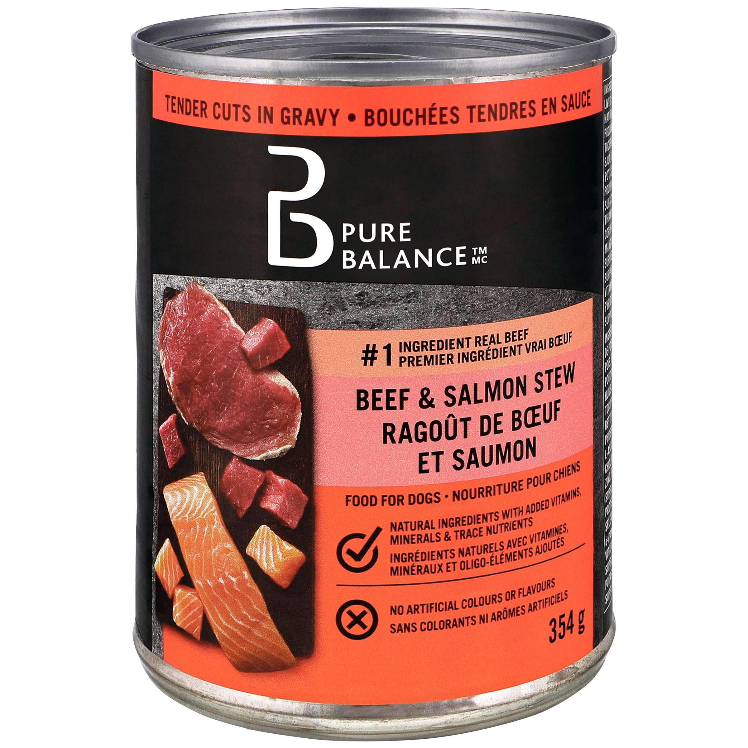 Pure Balance Beef & Salmon Stew Food for Dogs