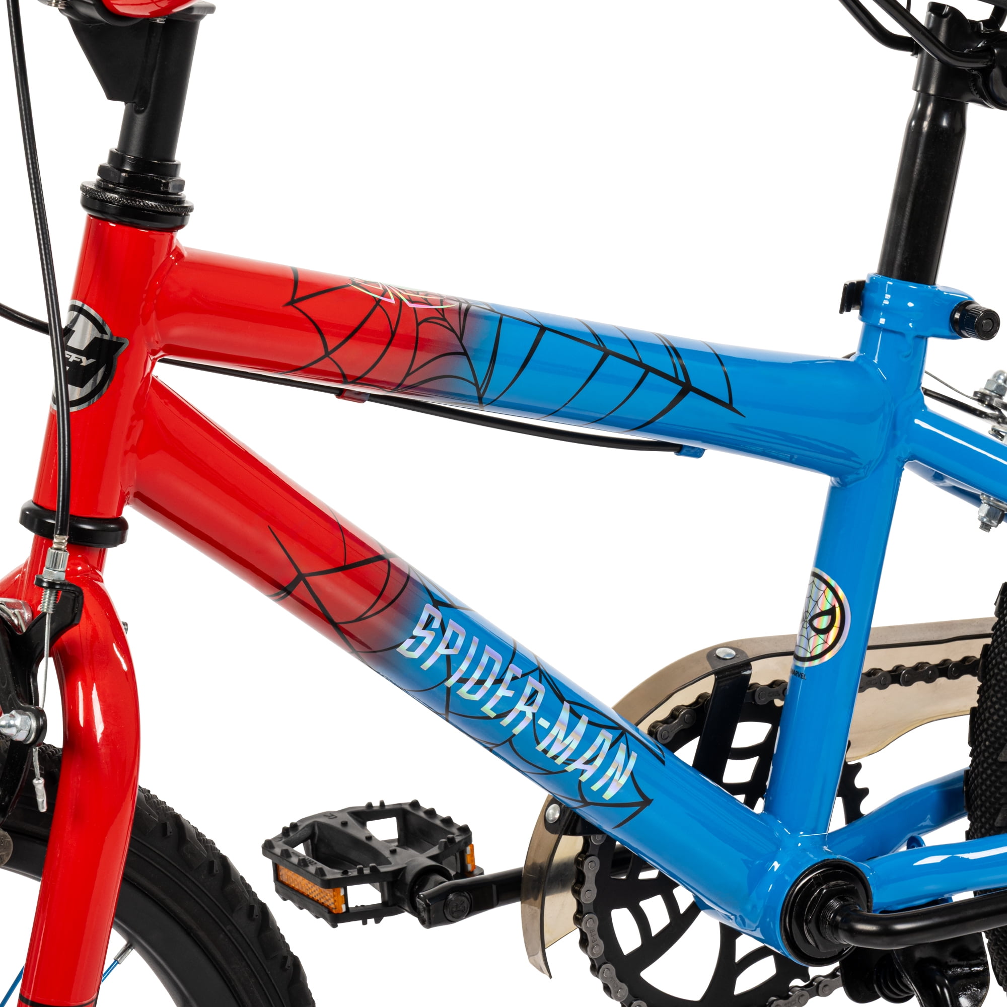 Huffy 18-inch Marvel Spiderman Bike for Boys, Red and Blue
