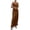 Brown, variant on Women's Sweetheart Neck Tie Strap Backless Satin Flowy Maxi Evening Casual Dresses for Women Party Date Elegant All-Day Smooth Chic Wear