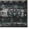 thumbnail image 2 of Linon Vintage Aztek Power Loomed Microfiber Polyester 5'x7'6" Rug in Gray, 2 of 6