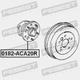 thumbnail image 4 of Moyeu de Roue Arrière Febest 0182-ACA20R Oem 42410-42020, 4 of 4