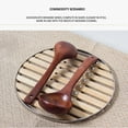 thumbnail image 5 of Long Handled Wooden Soup Spoon - Deep Soup Spoon for Kitchen Use Versatile Cooking Utensils and Smooth Lightweight Tableware, 5 of 7