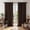 Brown, variant on XUEYU Window Curtains Blackout, Back Tab Curtains 96 Inch, 100% Blackout Curtains Darkening Light Blocking Curtains for Living Room Bedroom Full Light Blocking Curtains 2 Panel Set,W52 x L96, White