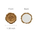 thumbnail image 2 of Wrapables Adhesive Wax Seal Stickers for Envelopes, Wedding Invitations, Christmas Packages, Gifts, Parties (30pcs), Bronze Rosemary, 2 of 5