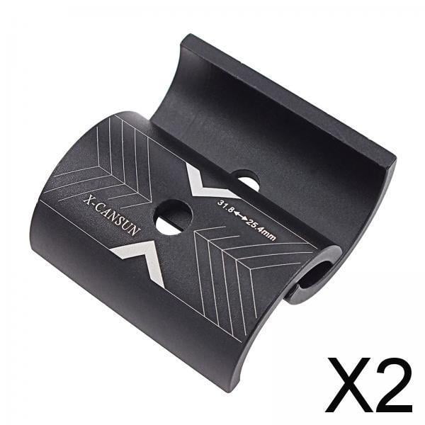Espaciadores de cuña para manillar de bicicleta Sharpla 25,4mm a 31,8mm 2 piezas