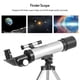 thumbnail image 2 of Astronomical Telescope Compact Portable Telescope of 90X Magnification with Finder Scope Adjustable Tripod for Kids Beginners, 2 of 5