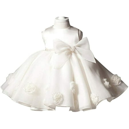

JunGang Baby Girl Lace Princess Dress Sleeveless Bow Flower Tulle Party Dress