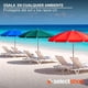 thumbnail image 5 of Sombrilla Para Playa Con Base Jardin Patio Alberca Exteriores Plegable 2X1.95 Metros Acero Reforzada Inclinación Manivela Ajustable Ideal Para Potegerte Del Sol AZUL, 5 of 7