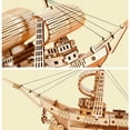 thumbnail image 4 of Wooden Puzzle Kit DIY 3D Steamship Boat Wooden Building Kit Table Decoration, 4 of 10