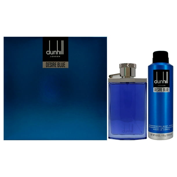 Desire Blue Alfred Dunhill Set de regalo 2 piezas EDT 3,4 oz y desodorante 6 oz