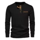 thumbnail image 1 of Camisa Henley De Pana De Casual, Playera Delgada De Manga La, 1 of 8
