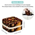 thumbnail image 5 of Thanksgiving Acorn Travel Portable Square Jewelry Organizer with Storage Box | Jewelry Display and Box for Rings, Earrings, Necklaces, Bracelets - Suitable for Girls and Women, 5 of 6