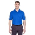 thumbnail image 1 of UltraClub 8447 Adult Stain-Release Two-Tone Performance Polo Shirt - Royal/ Silver - Small, 1 of 2