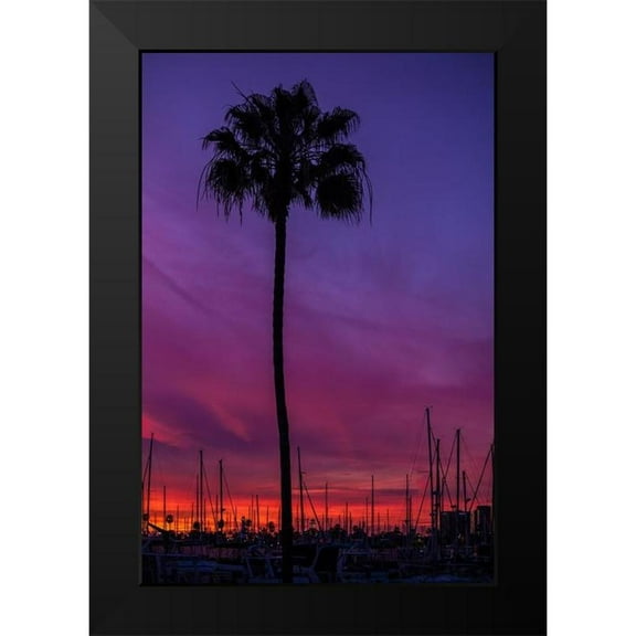 Lichtenwalter, Tom 11x14 Black Modern Framed Museum Art Print Titled - Sunset Sailing