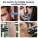 thumbnail image 3 of Vogacara Recortador de pelo eléctrico para nariz y orejas, portátil, reutilizable, carga USB, lavable, alimentado por batería, removedor de cejas, Juegos de afeitado Cabeza azul de 1 pieza Vogacara CE013880-02B, 3 of 6