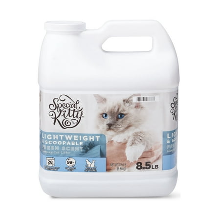 Special Kitty Lightweight & Scoopable Clumping Cat Litter, Fresh Scent, 8.5