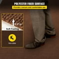 thumbnail image 4 of SKYSHALO6 ft x 23 ft Dark Brown Marine Carpet Marine Grade Carpet for Boats with Waterproof Back Outdoor Rug for Patio Porch Deck Garage Outdoor Area Rug Runner Non-Slide Porch Rug, 4 of 9