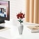 thumbnail image 4 of Tallo de Flor de Magnolia Artificial | Rama de Flor Artificial de Poliéster Realista | Multicolor (Blanco, Rojo, Azul, Morado y Amarillo) | Arreglo Flexible | Decoración Duradera para El Hogar, Centr, 4 of 6