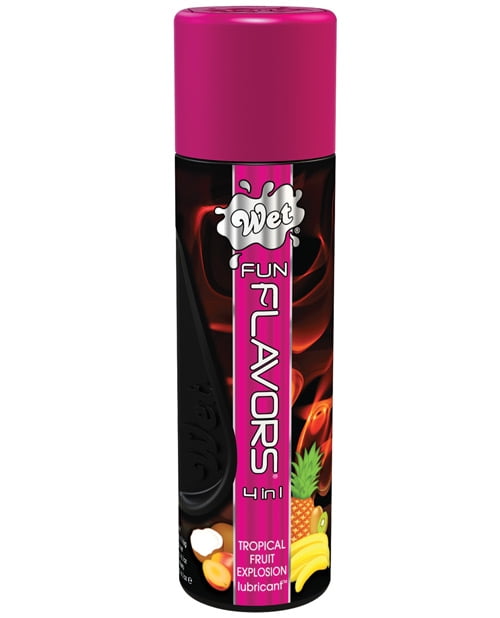 Wet Fun Flavors 4-in-1 Lube - Tropical Fruit - 4.1 Fl. Oz