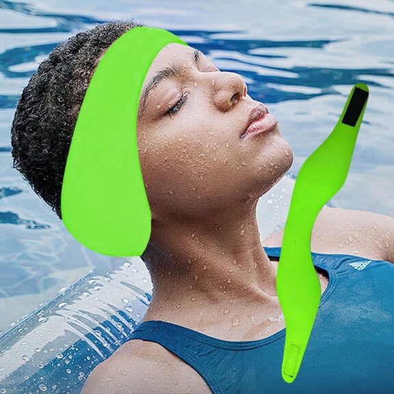 Hohaski Swimming Bathing Ear Protection Water Play Bathing Headband Earmuffs Diving Materials Waterproof Ear Protection Sweat Proof Straps