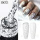 thumbnail image 2 of Esmalte de uñas en Gel con copos de nieve, barniz semipermanente UV LED, blanco lechoso, rosa, purpurina, lentejuelas de nieve, diseño artístico para manicura, 7ml, 2 of 4